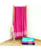 Fouta Paski Xl fuchsia - 140x180 cm