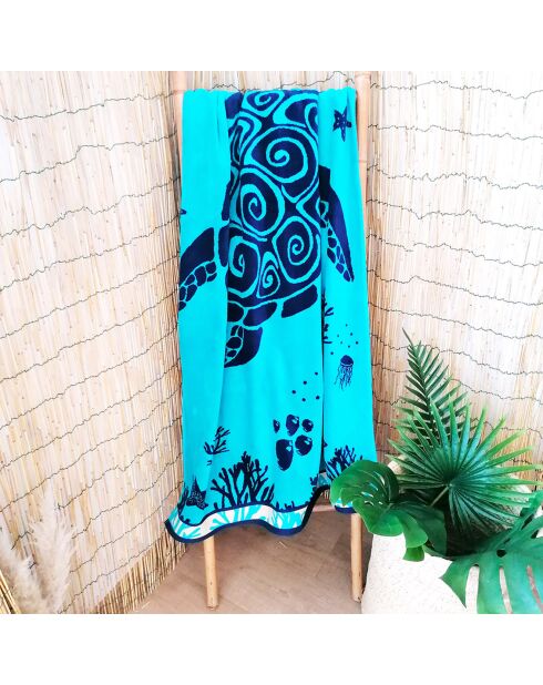 Drap de plage jacquard Princesa lake - 100x175 cm