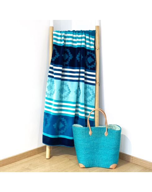 Drap de plage jacquard Razao multicolore - 90x170 cm