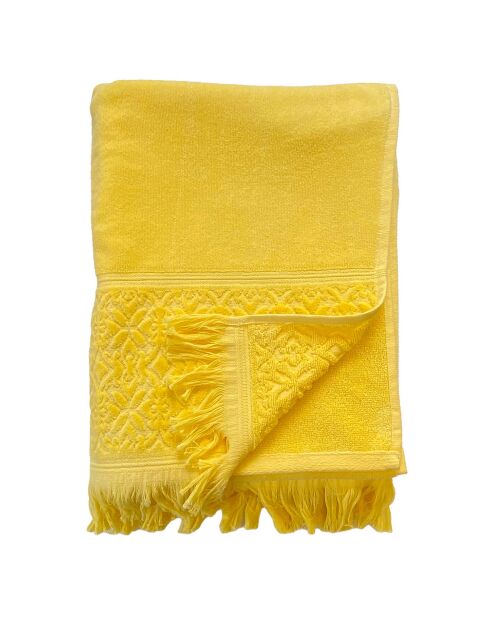 Serviette Romance citron - 90x170 cm