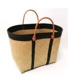 Panier de Madagascar Tsimgy noir - 40x48x22 cm