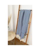 Fouta traditionnelle Yadara bleu royal - 100x200 cm