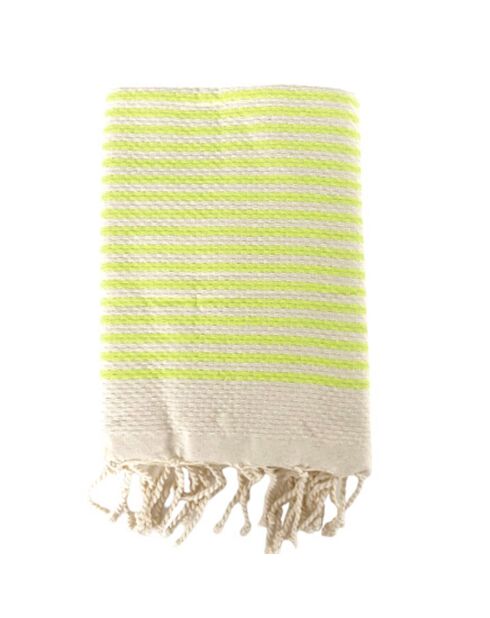 Fouta traditionnelle Yadara verte - 100x200 cm