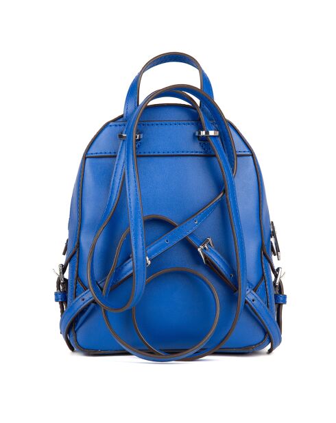 Sac à dos Mini en Cuir Jaycee bleu electrique - 18x22x8 cm