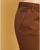 Pantalon chino Natural Tess moka