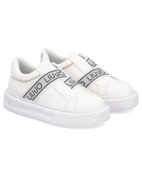 Sneakers en Cuir Bola blanc/argenté
