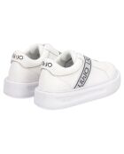Sneakers en Cuir Bola blanc/argenté