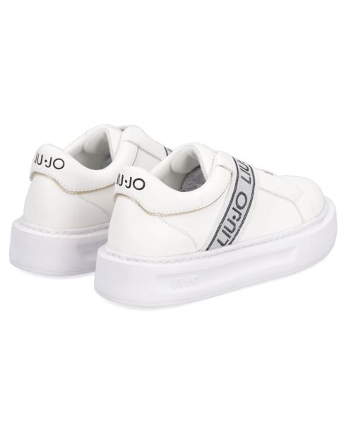Sneakers en Cuir Bola blanc/argenté