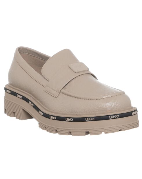Mocassins en Cuir Tailor beiges