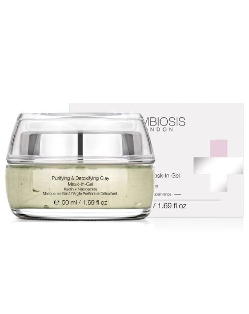 Masque-en-gel à l'Argile Purifiant & Détoxifiant - 50 ml