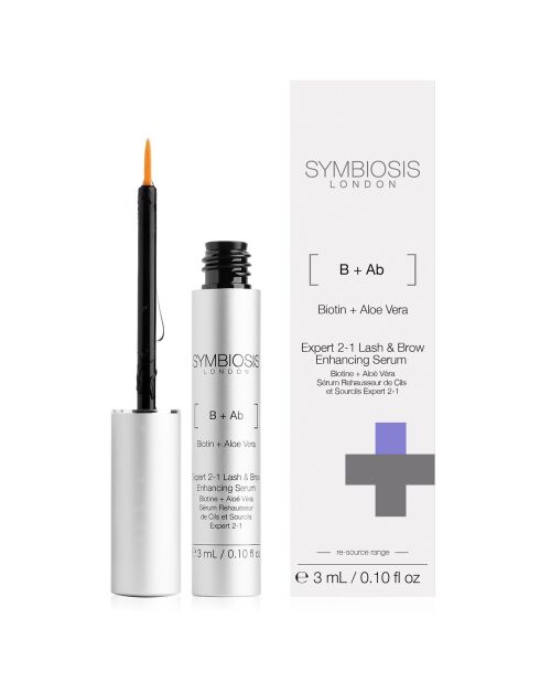 Sérum Rehausseur de Cils & Sourcils Expert 2-1  à la Biotine et  Aloé Véra - 3 ml
