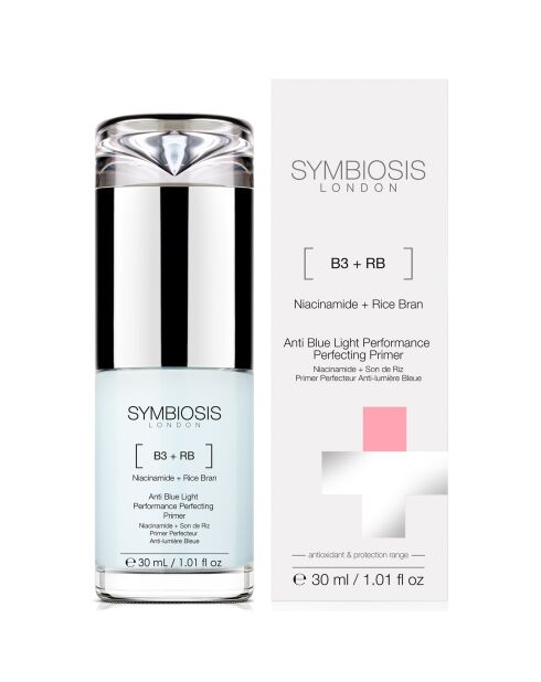 Anti-Blaulicht-Perfecting Primer mit Niacinamid und Reiskleie, 30 ml