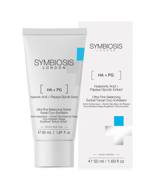 Ultrafijn balancerende sorbet cryo-exfoliant voor het gezicht - 50 ml