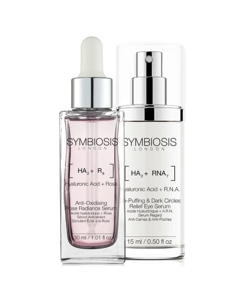 Set Best Sellers et Ultime Glow Boost Sérum Regard Anti-cernes & Anti-poches+ Sérum Antioxydant Stimulant Éclat à la Rose - 2 pièces