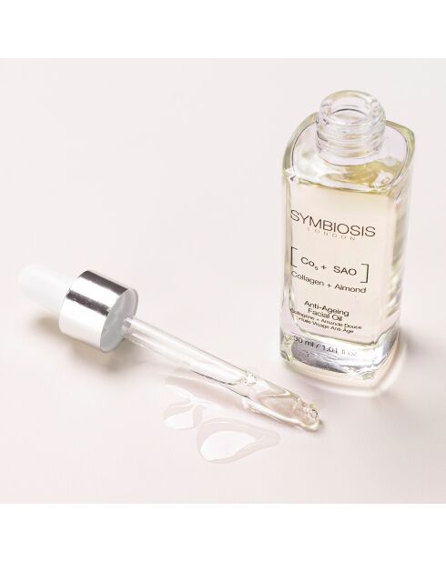 Huile Visage Anti-âge Collagène & Amande Douce - 30 ml