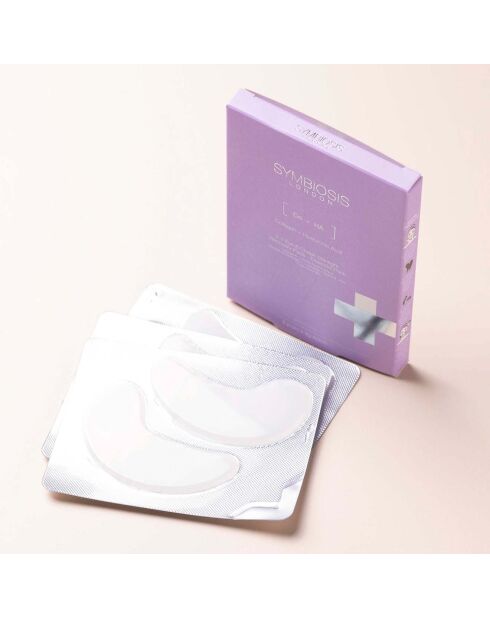 3 paar 2-1 oog- en wangverstevigende hydrogeloogjes met collageen en hyaluronzuur