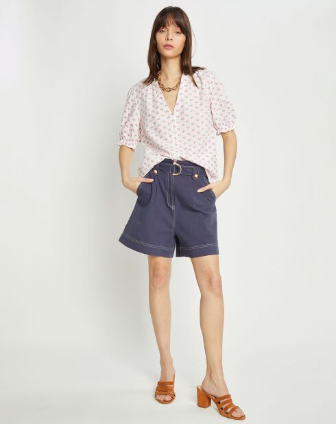 Short à ceinture Etaniel bleu marine