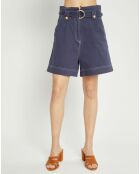 Short à ceinture Etaniel bleu marine