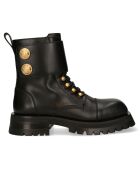 Boots en Cuir Army noires