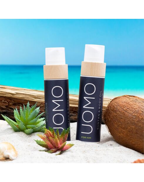 Olio abbellente per viso e corpo Uomo - 110 ml