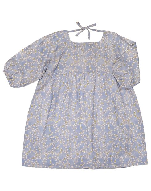 Robe Alia imprimée bleue