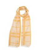 Étole Twist en Coton mélangé jaune mimosa - 70x210 cm