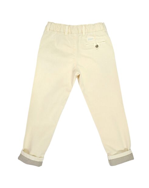 Pantalon Edouard en Coton beige