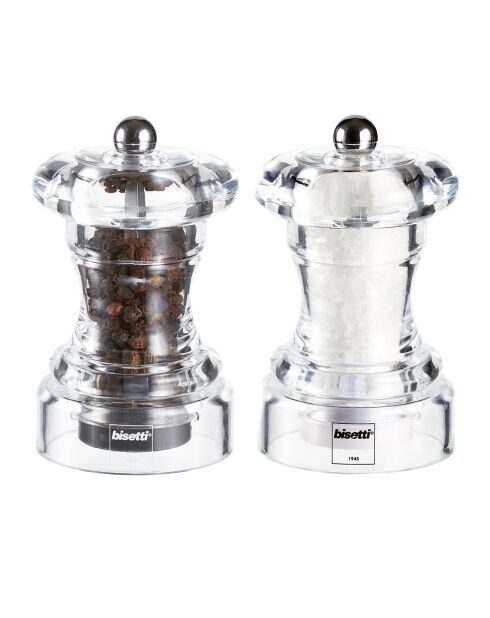 2 macinini per sale e pepe trasparenti di Perugia