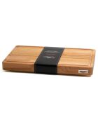 Planche à découper en bois de hêtre marron - 40x25x4 cm