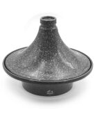 Plat à tajine en Grès Pierre Gourmet gris - D.26x20 cm