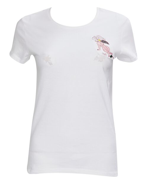 T-Shirt Fleur blanc