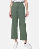 Pantalon 100% Lin Anna kaki claire