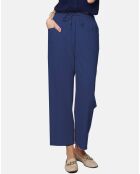 Pantalon 100% Lin Anna marine
