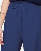 Pantalon 100% Lin Anna marine