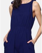 Salopette 100% Lin Chloe marine