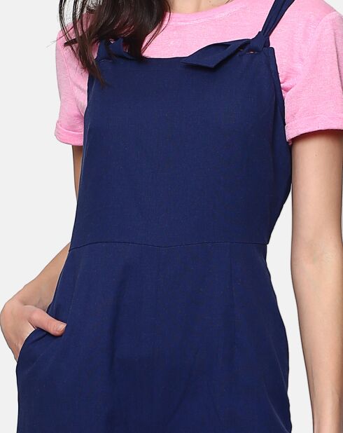 Salopette 100% Lin Mia marine