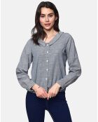 Chemise 100% Lin Ines marine