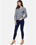 Chemise 100% Lin Ines marine
