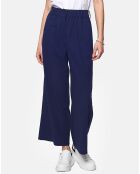 Pantalon 100% Lin Julia marine