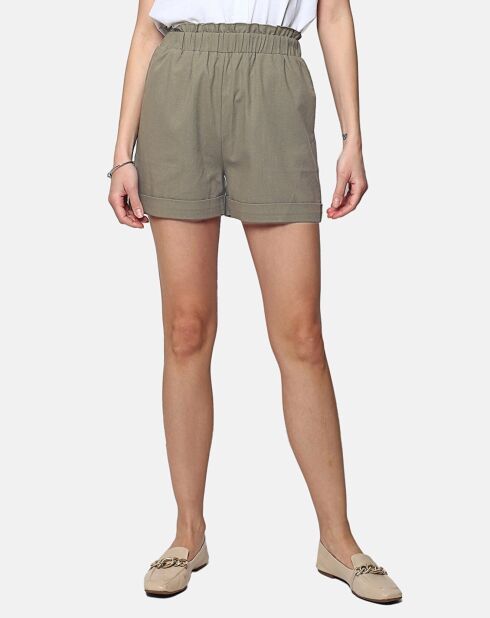 Short 100% Lin Inaya kaki claire