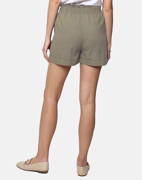 Short 100% Lin Inaya kaki claire