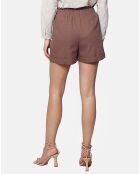 Short 100% Lin Inaya marron