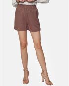 Short 100% Lin Inaya marron