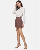 Short 100% Lin Inaya marron