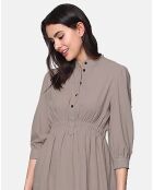Robe 100% Lin Emma désert