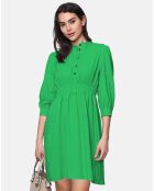 Robe 100% Lin Emma émeraude