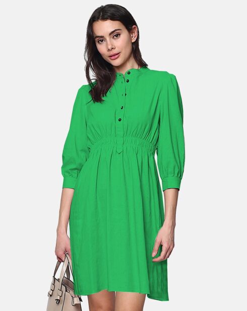 Robe 100% Lin Emma émeraude