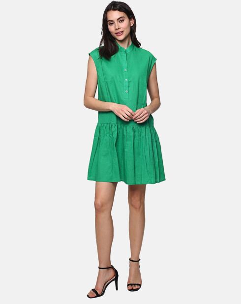 Robe 100% Lin Alice émeraude
