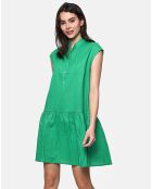 Robe 100% Lin Alice émeraude