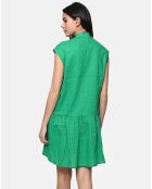 Robe 100% Lin Alice émeraude